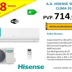 A.A HISENSE SMART CLIMA 35