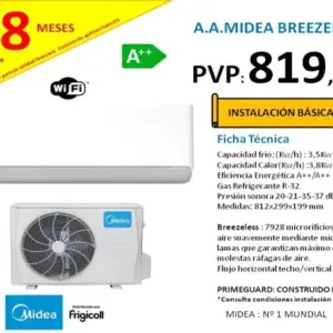 A.A MIDEA BREEZELESS E 35