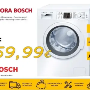 Lavadora BOSCH 8KG